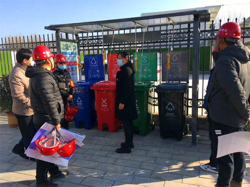 路鹏达公司党支部联合公司纪检监察组开展践行“光盘行动”、落实垃圾分类政策工作