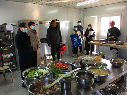 路鹏达公司党支部联合公司纪检监察组开展践行“光盘行动”、落实垃圾分类政策工作