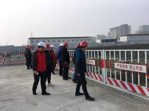 昌平区档案馆新馆建设工程进行复工前安全检查