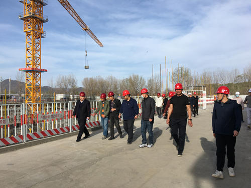 昌平区档案馆新馆建设工程 迎接昌平区住建委领导现场检查