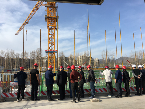 昌平区档案馆新馆建设工程 迎接昌平区住建委领导现场检查