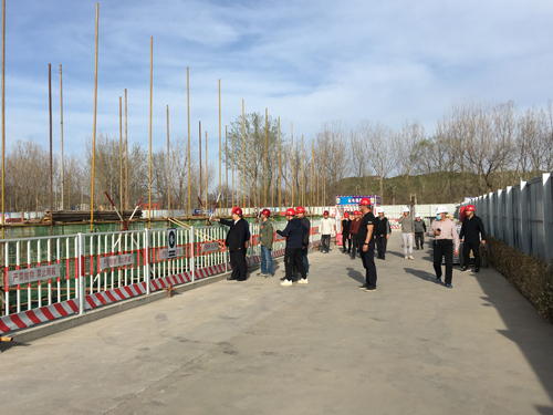 昌平区档案馆新馆建设工程 迎接昌平区住建委领导现场检查
