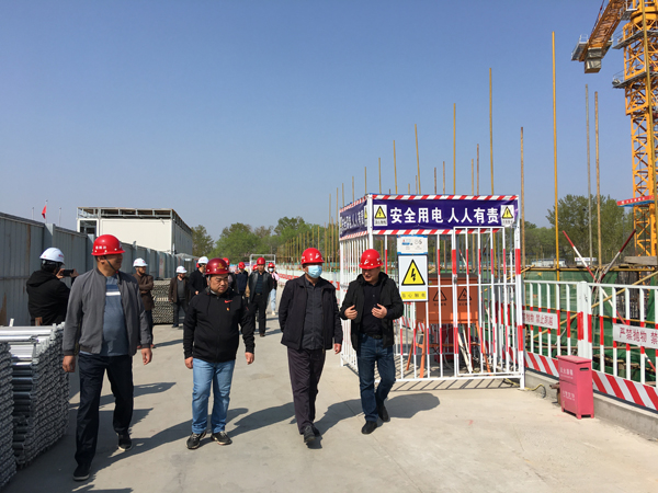 昌平区档案馆新馆建设工程 迎接区档案馆领导莅临指导