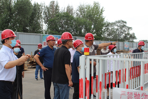 昌平区档案馆新馆建设工程 迎接北京市联合督查组调研