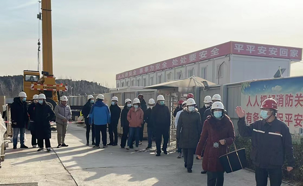 北京市档案局调研组前往路鹏达公司 档案馆新馆建设工程开展调研活动