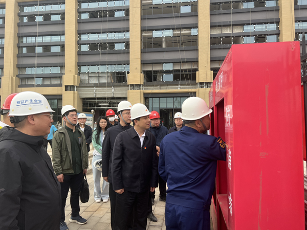 区领导赴档案馆新馆建设工程施工 现场开展安全生产检查工作